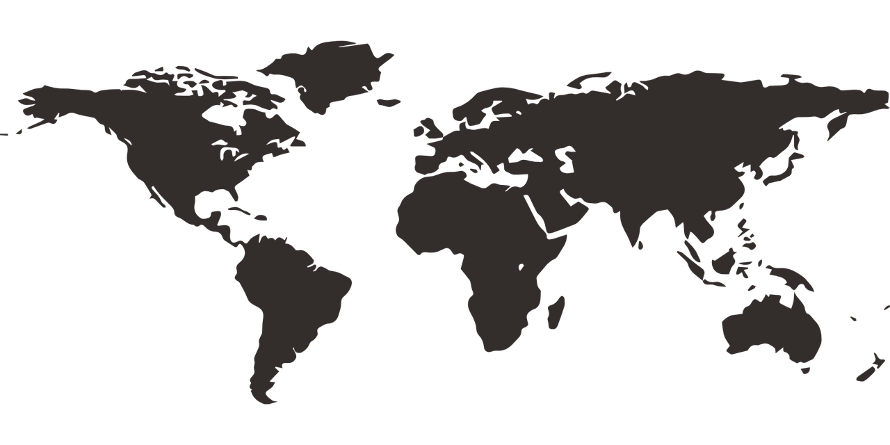 map of the world, international, global
